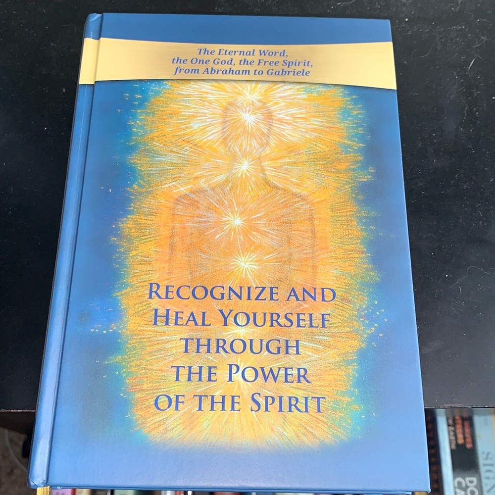 Spiritual Healing Blue and Yellow Coffee Table Book